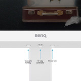 BenQ EW2790U Premium, Monitor LED bianco