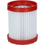 Bosch 2 608 000 663 accessorio dell'aspiratore di polevere Filtro Filtro, Rosso, Bianco, Bosch GAS 18V-10 L Professional, 125 mm, 155 mm, Scatola