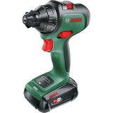 Bosch AdvancedDrill 18 1350 Giri/min Senza chiave 1 kg Nero, Verde, Trapano avvitatore verde/Nero, Trapano con impugnatura a pistola, Senza chiave, 1,3 cm, 1350 Giri/min, 3,5 cm, 1,3 cm