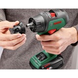 Bosch AdvancedDrill 18 1350 Giri/min Senza chiave 1 kg Nero, Verde, Trapano avvitatore verde/Nero, Trapano con impugnatura a pistola, Senza chiave, 1,3 cm, 1350 Giri/min, 3,5 cm, 1,3 cm