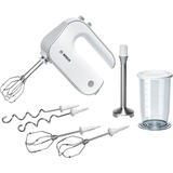 Bosch MFQ4075DE sbattitore Sbattitore manuale Argento, Bianco 550 W, Mixer manuale bianco/Argento, Sbattitore manuale, Argento, Bianco, Sbattitura, Miscelatura, 1,4 m, Plastica, 550 W