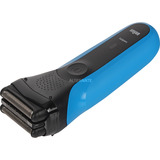 Braun Series 3 310BT Rasoio Trimmer Nero, Blu Nero/Blu, Rasoio, Nero, Blu, Batteria, Nichel-Metallo Idruro (NiMH), Batteria integrata, 30 min