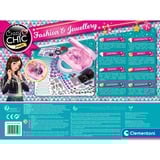 Clementoni Crazychic Fashion & Jewellery, Bricolage Kit di design di moda per bambini, 7 anno/i, Multicolore