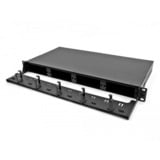 DeLOCK Pannello patch LWL HD (Alta Densità) 19" 1U, Patch Panel Nero