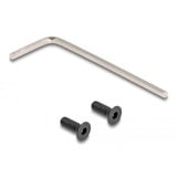 DeLOCK Supporto per cuffie regolabile per montaggio su tavolo Nero