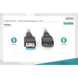 Digitus Cavo di collegamento USB 3.2 Gen 1 USB-A > Micro USB-B Nero