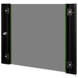 Digitus Porta frontale in vetro per armadio da parete 19" 9U serie Unique, Pannello frontale Nero
