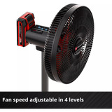 EINHELL GE-CF 18/320 P Li-Solo, Ventilatore Nero/Rosso