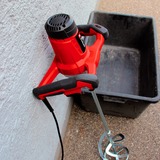 EINHELL Mescolatore per malta colorata TE-MX 1600-2 CE, Agitatore rosso/Nero