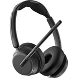 EPOS IMPACT 1060 ANC Auricolare Wireless A Padiglione Ufficio Bluetooth Nero, Headset Wireless, Ufficio, 20 - 20000 Hz, 181 g, Auricolare, Nero