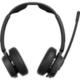 EPOS IMPACT 1060 ANC Auricolare Wireless A Padiglione Ufficio Bluetooth Nero, Headset Wireless, Ufficio, 20 - 20000 Hz, 181 g, Auricolare, Nero