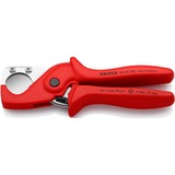 KNIPEX 90 20 185 pinza Pinze da taglio per filo metallico rosso, Pinze da taglio per filo metallico, 2,5 cm, Acciaio, Plastica, Rosso, 18,5 cm