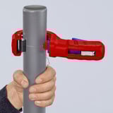 KNIPEX 90 23 02 BK, Tagliatubi rosso/Blu