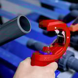 KNIPEX 90 23 02 BK, Tagliatubi rosso/Blu