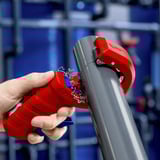 KNIPEX 90 23 02 BK, Tagliatubi rosso/Blu