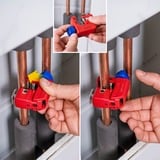 KNIPEX 90 31 01, Tagliatubi rosso