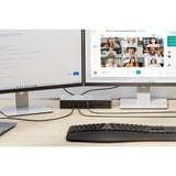 Kensington Docking station SD5000T5 EQ Thunderbolt 5 4K triplo con PD da 140 W - Windows/macOS grigio, Cablato, Thunderbolt 5, 140 W, 3,5 mm, 10,100,1000,2500 Mbit/s, Nero, Grigio