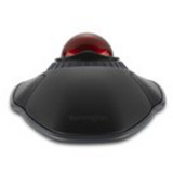 Kensington Orbit Trackball wireless con anello di scorrimento Nero/Rosso