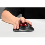Kensington Orbit Trackball wireless con anello di scorrimento Nero/Rosso