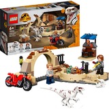 LEGO Jurassic World Atrociraptor: inseguimento sulla moto Set da costruzione, 6 anno/i, Plastica, 169 pz, 293 g