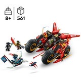 LEGO NINJAGO 71844 Veicolo da Combattimento Ninja Trasformabile in 2 Moto Giocattolo e Aereo con 6 Minifigure, Idea Regalo 8+, Giochi di costruzione Idea Regalo 8+, Set da costruzione, 8 anno/i, Plastica, 561 pz, 1,02 kg