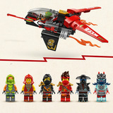 LEGO NINJAGO 71844 Veicolo da Combattimento Ninja Trasformabile in 2 Moto Giocattolo e Aereo con 6 Minifigure, Idea Regalo 8+, Giochi di costruzione Idea Regalo 8+, Set da costruzione, 8 anno/i, Plastica, 561 pz, 1,02 kg