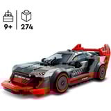 LEGO Speed Champions Auto da corsa Audi S1 e-tron quattro, Giochi di costruzione Set da costruzione, 9 anno/i, Plastica, 274 pz, 332 g