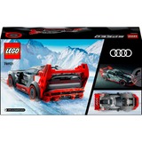 LEGO Speed Champions Auto da corsa Audi S1 e-tron quattro, Giochi di costruzione Set da costruzione, 9 anno/i, Plastica, 274 pz, 332 g