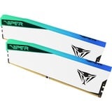 Patriot DIMM 48 GB DDR5-6000 (2x 24 GB) Kit duale, Memoria bianco