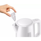 Philips 3000 series HD9318/00 bollitore elettrico 1,7 L 2200 W Bianco bianco, 1,7 L, 2200 W, Bianco, Plastica, Indicatore del livello dell'acqua, Senza filo
