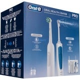 Procter & Gamble Idropulsore Health Center, Cura orale bianco, Adulto, Spazzolino rotante-oscillante, Blu, Bianco, 2 min, 30 sec, Bianco, Rotondo