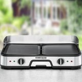 Rommelsbacher Griglia elettrica BBQ 2025 Nero/in acciaio inox