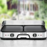 Rommelsbacher Griglia elettrica BBQ 2025 Nero/in acciaio inox