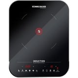 Rommelsbacher Piastra di cottura singola CTS 2000/IN, Piastra riscaldante Nero/Argento