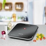 Rommelsbacher Piastra di cottura singola CTS 2000/IN, Piastra riscaldante Nero/Argento