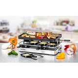 Rommelsbacher RC 1400 griglia per raclette 8 persona(e) 1200 W Acciaio inossidabile accaio/Nero, 1200 W, 230 V, 445 mm, 395 mm, 150 mm, 4,12 kg