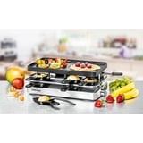 Rommelsbacher RC 1400 griglia per raclette 8 persona(e) 1200 W Acciaio inossidabile accaio/Nero, 1200 W, 230 V, 445 mm, 395 mm, 150 mm, 4,12 kg