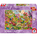 Schmidt Spiele Splendido giardino delle farfalle, Puzzle 