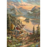 Schmidt Spiele Thomas Kinkade Studios: Splendore sulla riva del lago, Puzzle 