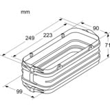 Siemens HZ9VDSS1 accessorio per cappa, Connessione Nero, Nero, Siemens, 1 pz