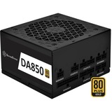 SilverStone DA850-G alimentatore per computer 850 W 20-pin ATX ATX Nero Nero, 850 W, 90 - 264 V, 47 - 63 Hz, Attivo, 110 W, 846 W