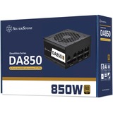 SilverStone DA850-G alimentatore per computer 850 W 20-pin ATX ATX Nero Nero, 850 W, 90 - 264 V, 47 - 63 Hz, Attivo, 110 W, 846 W