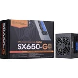 SilverStone SX650-G alimentatore per computer 650 W 20+4 pin ATX SFX Nero Nero, 650 W, 90 - 264 V, 47 - 63 Hz, Attivo, 110 W, 650 W