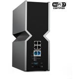 TP-Link Archer BE800 router wireless Multi-Gigabit Ethernet Tri-band (2,4 GHz/5 GHz/6 GHz) Nero, Acciaio inox, Router di rete Wi-Fi 7 (802.11be), Tri-band (2,4 GHz/5 GHz/6 GHz), Collegamento ethernet LAN, Nero, Acciaio inox, Router da tavolo