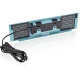 Thermaltake LCD Panel Kit The Tower 200, Visualizzazione turchese