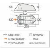 Vango TEUSOUL00000003, Soul 200 blu scuro/grigio