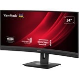 ViewSonic VG3456C Monitor PC 86,4 cm (34") 3440 x 1440 Pixel UltraWide Quad HD LED Nero, Monitor LED Nero (opaco), 86,4 cm (34"), 3440 x 1440 Pixel, UltraWide Quad HD, LED, 5 ms, Nero