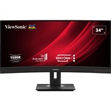ViewSonic VG3456C, Monitor LED Nero (opaco)