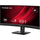 ViewSonic VG3456C, Monitor LED Nero (opaco)