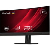 ViewSonic VG3456C, Monitor LED Nero (opaco)